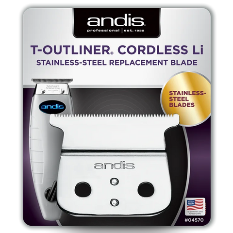 Andis T-Outliner Cordless Li Stainless-Steel Replacement Blade