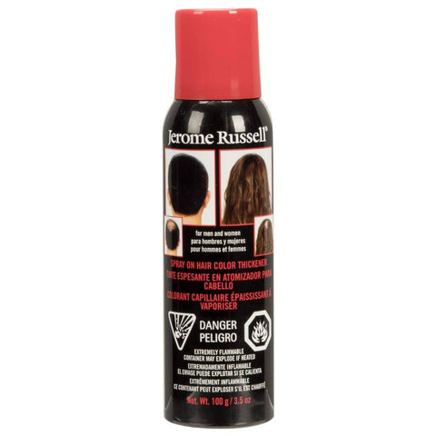 Jerome Russell Spray on Hair Color Thickener, Medium Brown