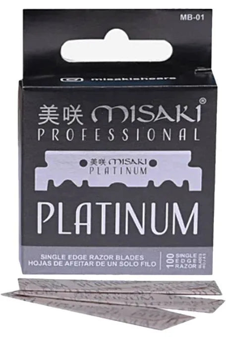 Misaki Pro Platinum Single Edge Blades 100ct
