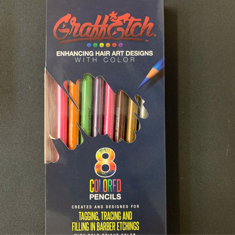 Graff Etch Neon Pencil 8 Pack