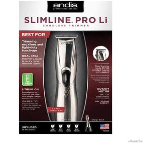 Andis Slimline Pro Li Silver Trimmer (#32400)