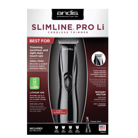 Andis Slimline Pro Li Trimmer Black (#32475)