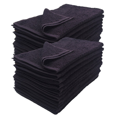 Black Barber Towels Dozen