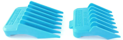 Gamma+ Dub Magnetic Tight Clipper Guards - Cyan Blue (4 Pack)