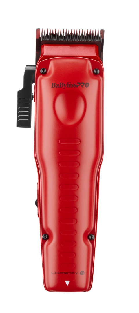 BaByliss PRO FXONE Lo-ProFX Matte Red High Performance Low Profile Clipper w/ Interchangeable Lithium Battery Pack (FX829MR)