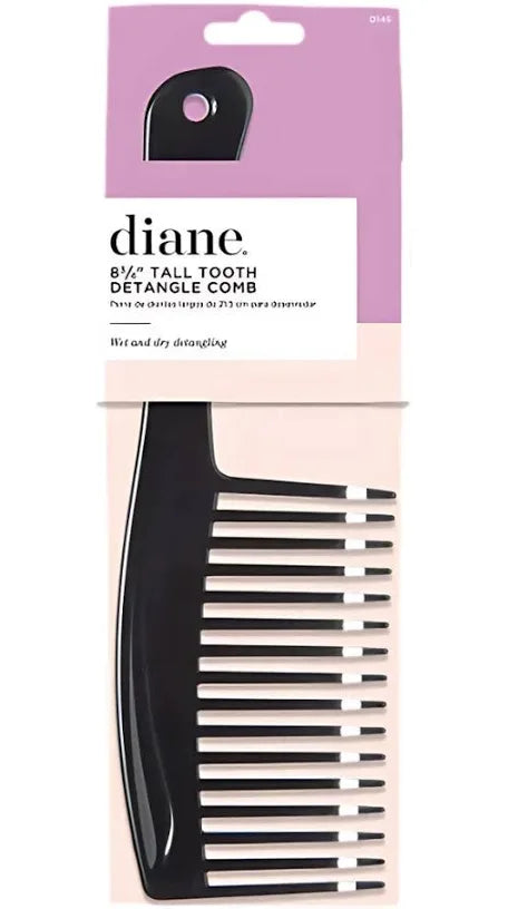 Diane 8 3/4” Tall Tooth Detangle Comb