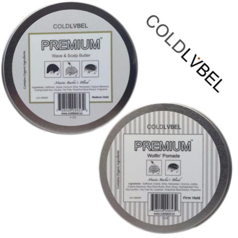 Cold Label Premium Hair Pomades