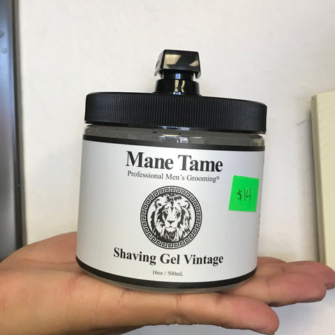 Mane Tame Shaving Gel Vintage 16 Oz